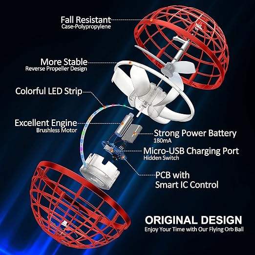 Flying Orb Boomerang Ball for Interactive Indoor Fun - Image 2