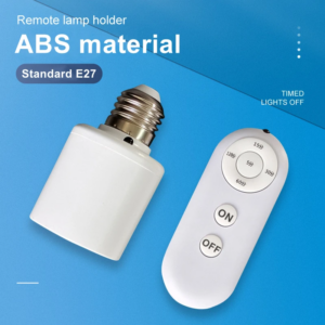 Remote Control Lamp Holder with Smart Timer
