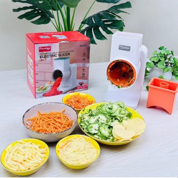 Prestige Electric Rechargeable Multifunction vegetables slicer